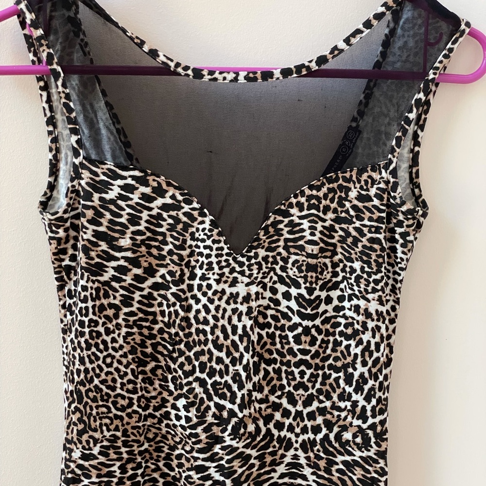 Animal print dress